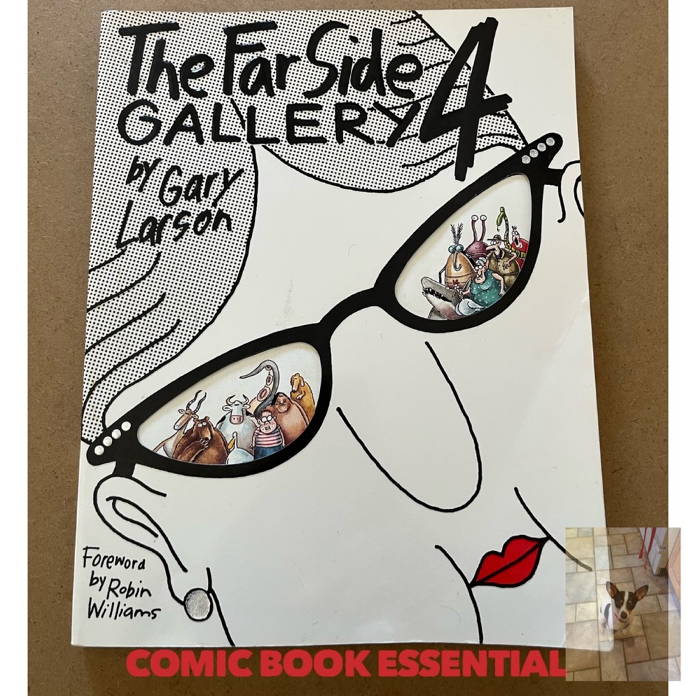 Vintage 1993 Far Side Gallery 4 Comic Book with Foreword by Robin Williams